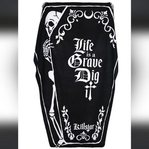 Killstar Life's A Grave, Dig It Beach Towel